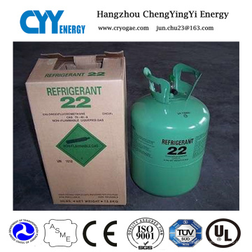 Gás misturado do refrigerante da pureza alta da aprovação do GB do líquido refrigerante R22